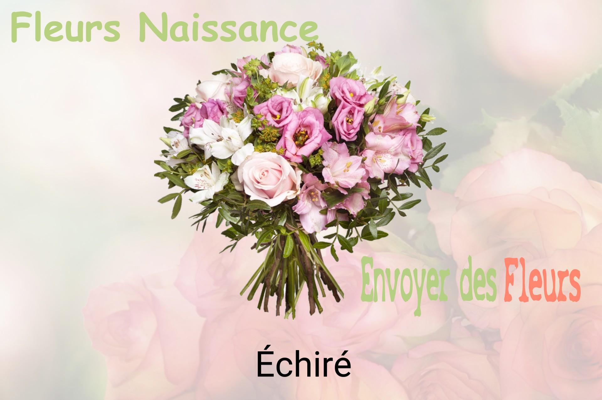 Bouquet de fleurs de naissance livré à Échiré